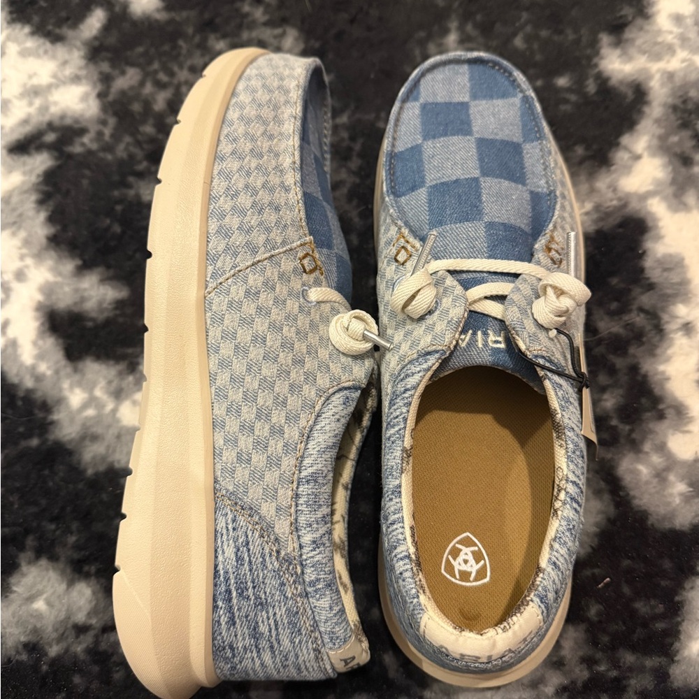 Ariat Hilo Checkered Denim Slip-Ons